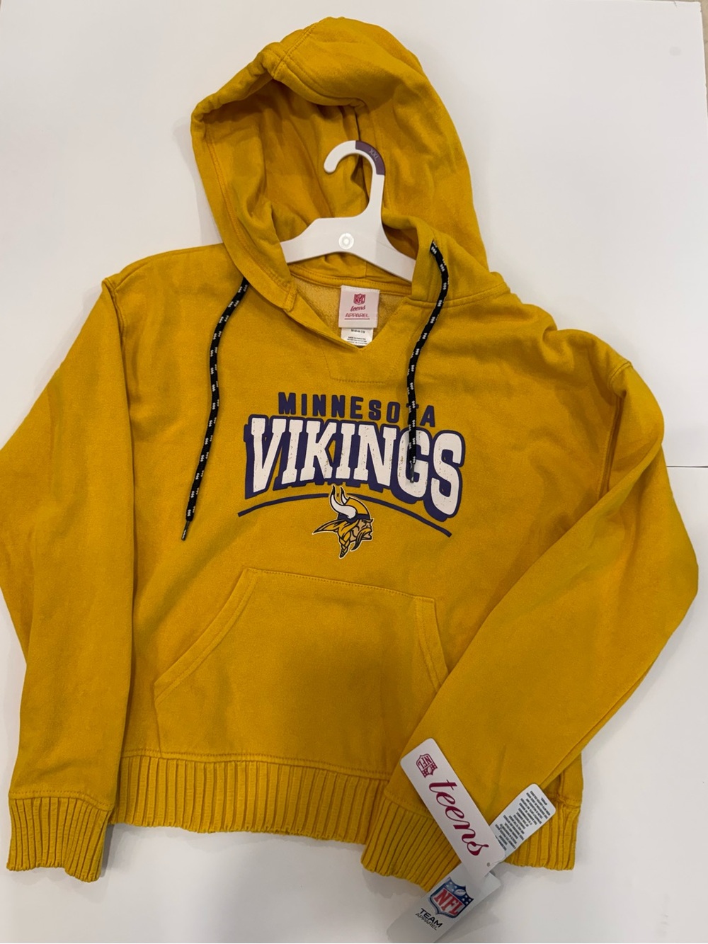 NFL Minnesota Vikings Hooded Sweatshirt for teens, NWT, $44.99, medium